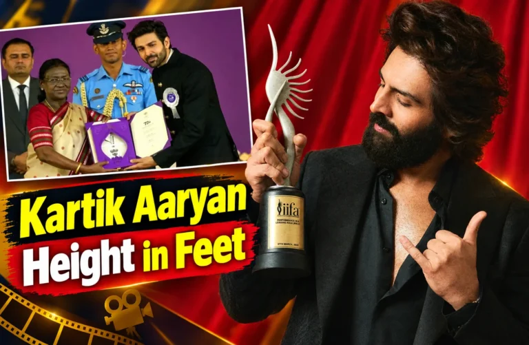 Kartik Aaryan Height in Feet